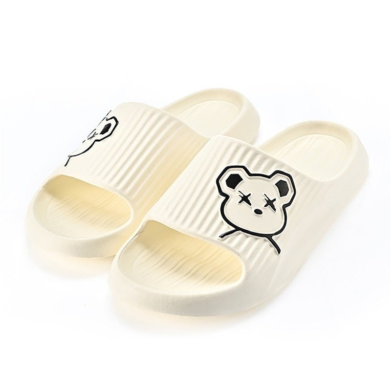 Bear graffiti slides - #shop_nam#03256805102434079-style q-36-37(35-36Suitable)