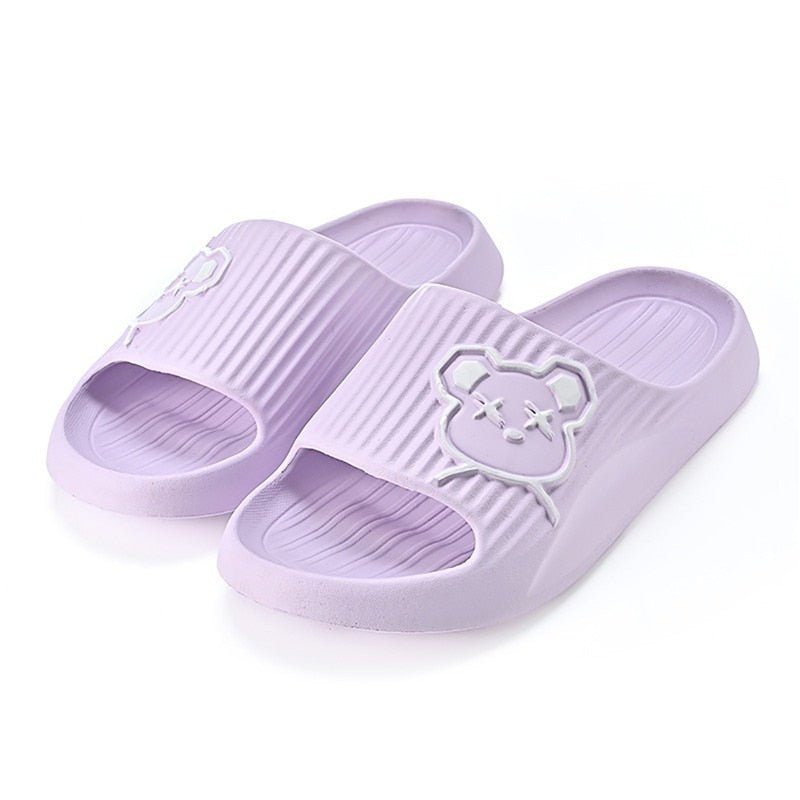 Bear graffiti slides - #shop_nam#03256805102434079-style e-36-37(35-36Suitable)