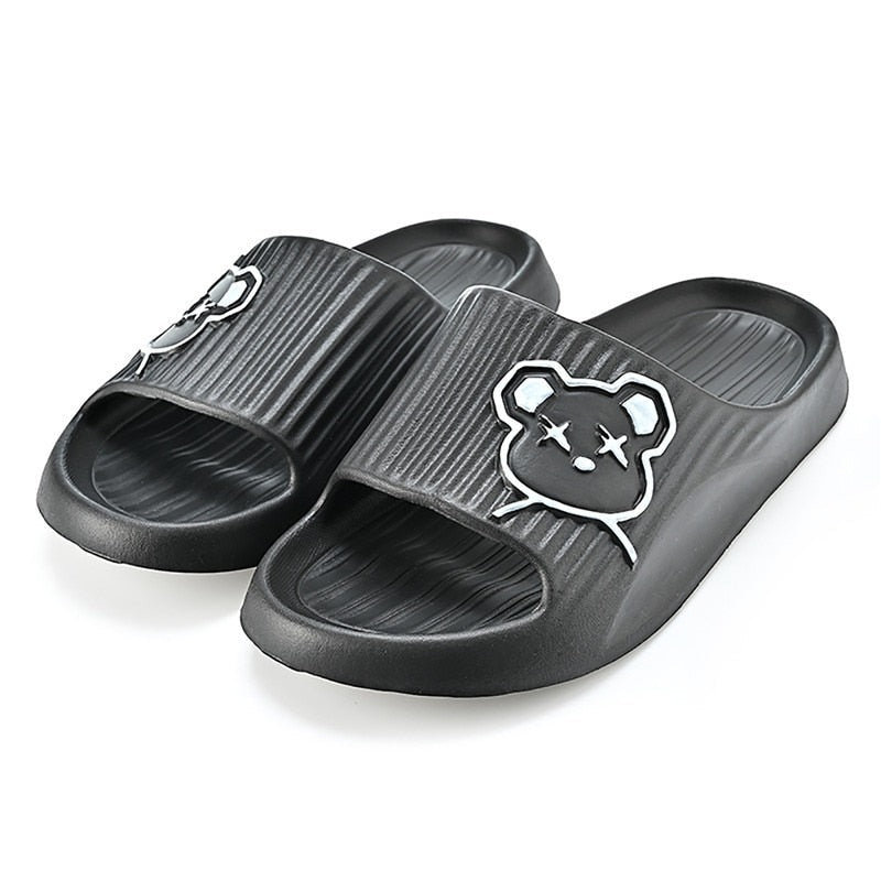 Bear graffiti slides - #shop_nam#03256805102434079-style r-36-37(35-36Suitable)