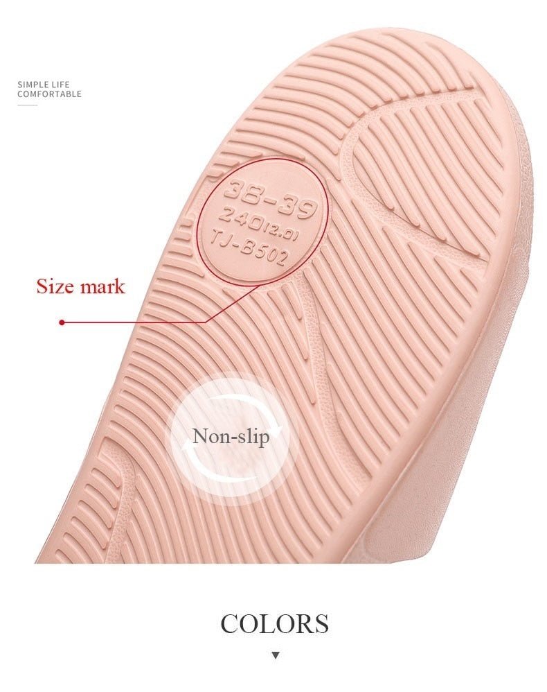Flat Fashion Slides - #shop_nam#