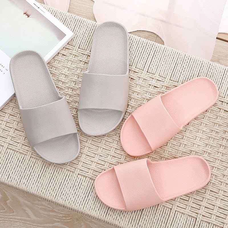 Flat Fashion Slides - #shop_nam#