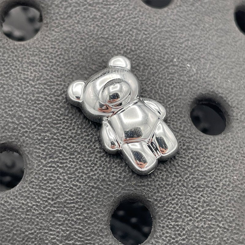 Golden & Silver Coloured Bear Charms - #shop_nam#