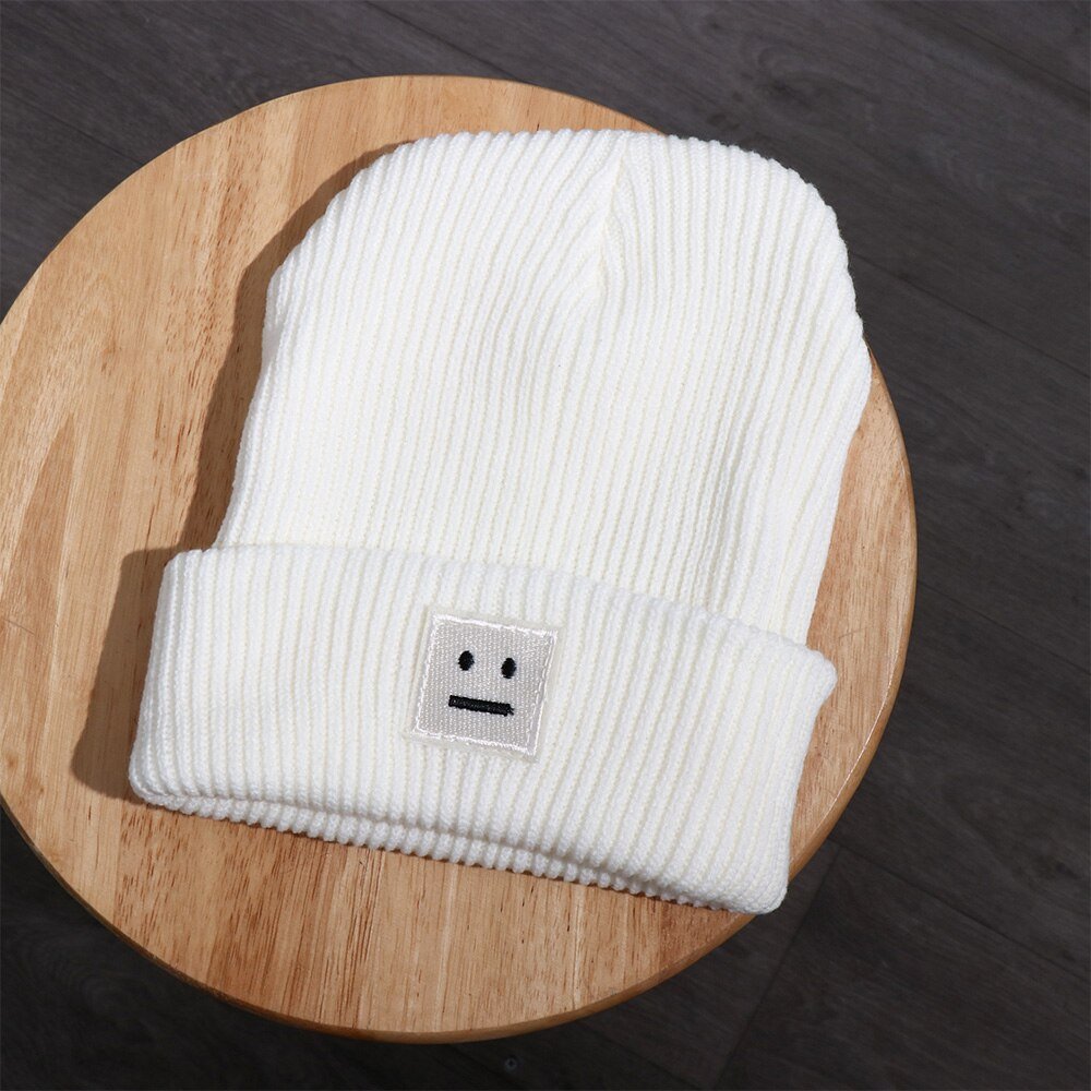 Unisex Straight Face Autumn Beanie - #shop_nam#