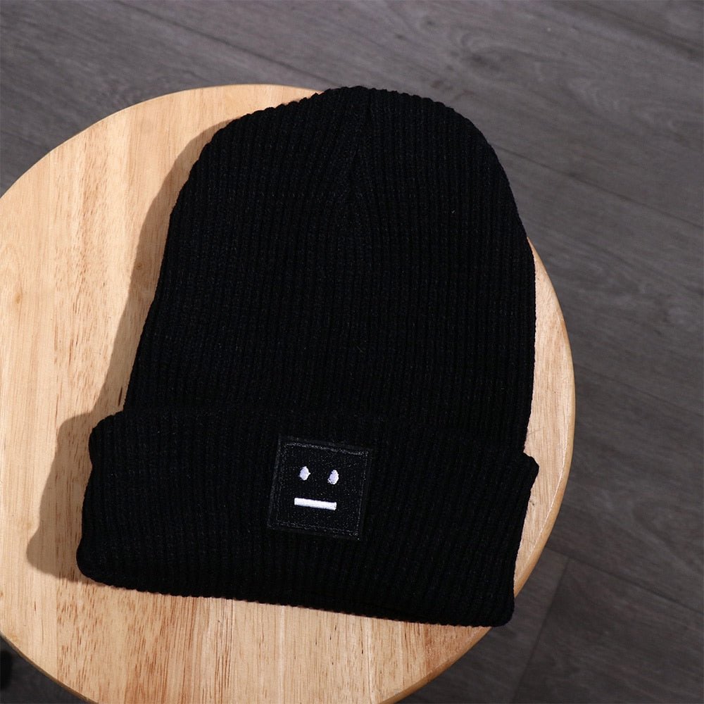 Unisex Straight Face Autumn Beanie - #shop_nam#