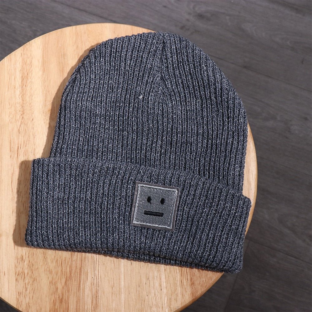 Unisex Straight Face Autumn Beanie - #shop_nam#