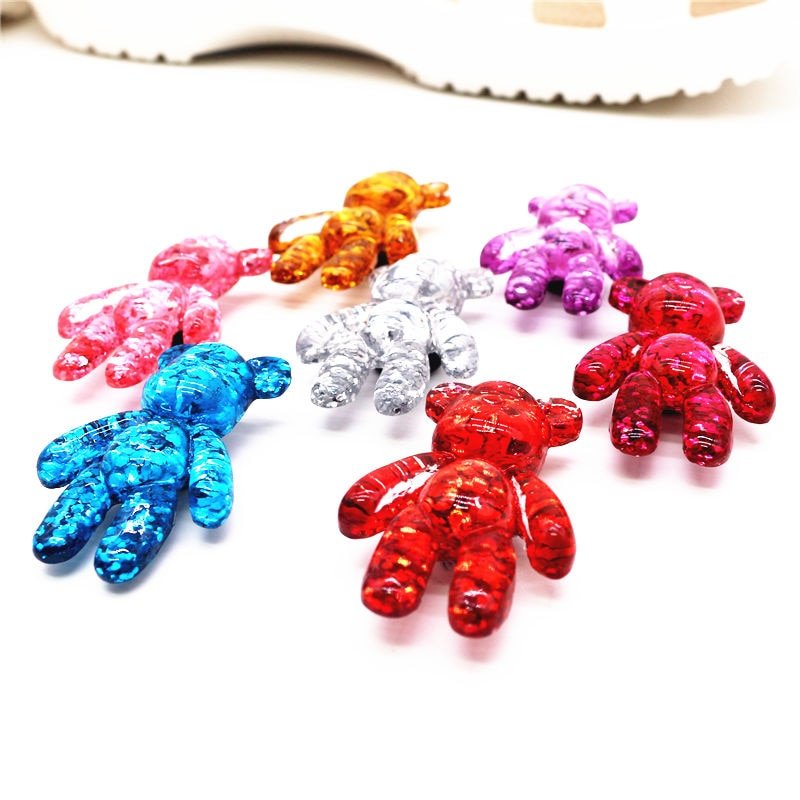 Glitter Fashion Bear Charms - #shop_nam#