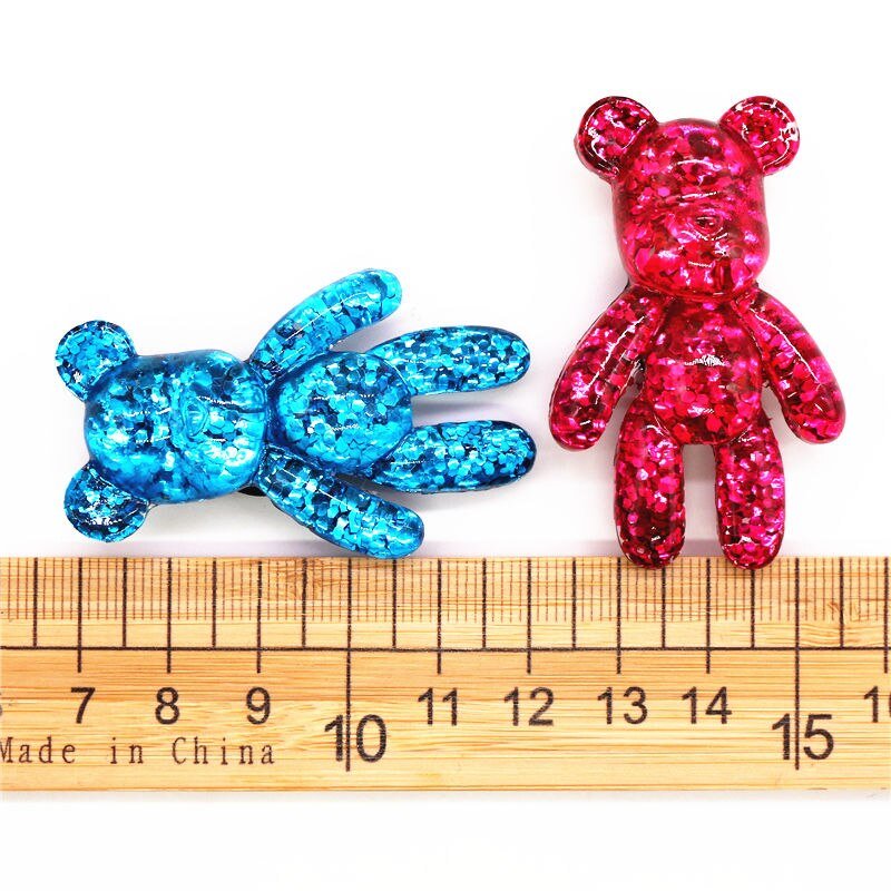 Glitter Fashion Bear Charms - #shop_nam#