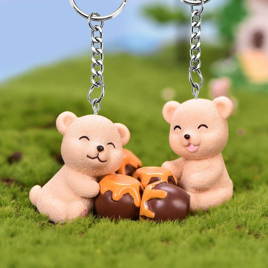 Mini Teddy Bear Keychain - #shop_nam#