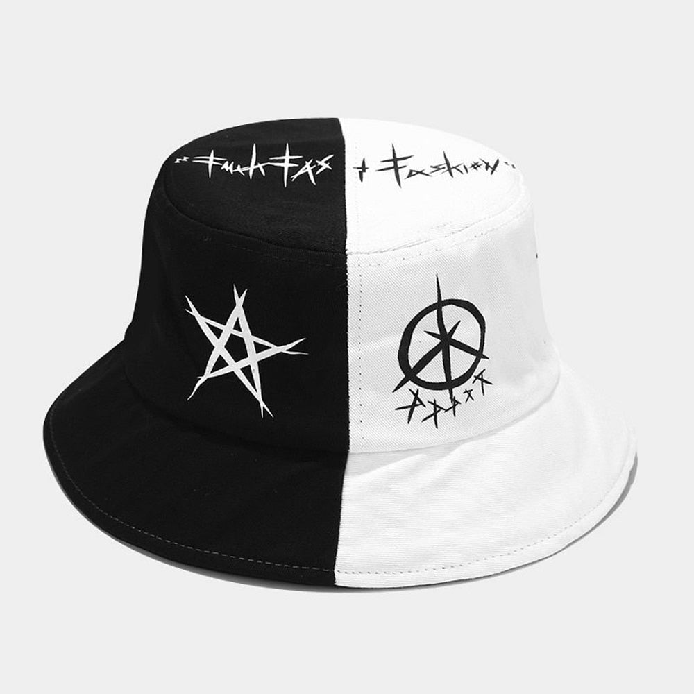 Patchwork Graffiti Bucket Hat - #shop_nam#