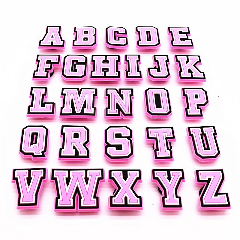 Pink Alphabet Charms - #shop_nam#