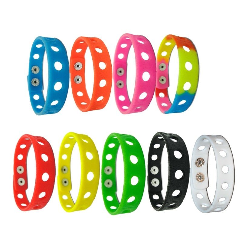 Silicone Charm Ports Wristbands - #shop_nam#