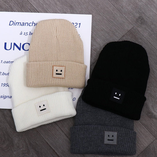 Unisex Straight Face Autumn Beanie - #shop_nam#