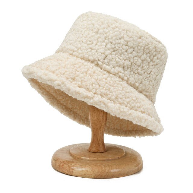 Women Winter Fluffy Bucket Hat - #shop_nam#