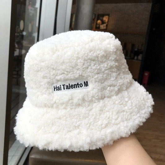 Women Winter Fluffy Bucket Hat - #shop_nam#