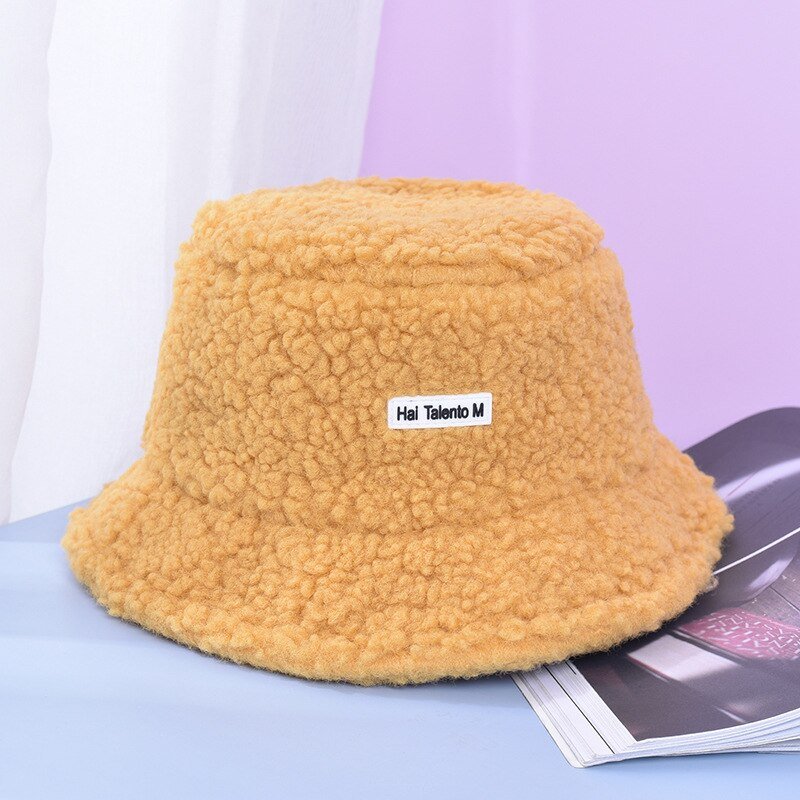 Women Winter Fluffy Bucket Hat - #shop_nam#