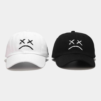 X Sad Face Cap - #shop_nam#